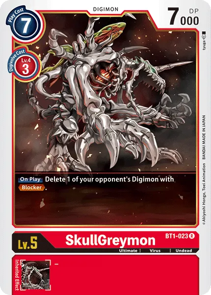 SkullGreymon (BT1-023) card