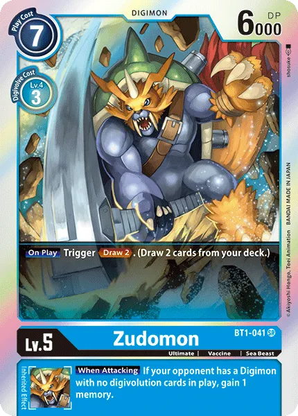 Zudomon (BT1-041) card