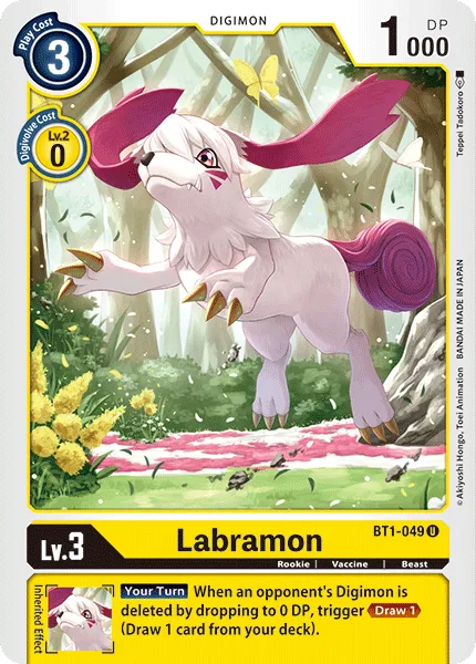 Labramon (BT1-049) card