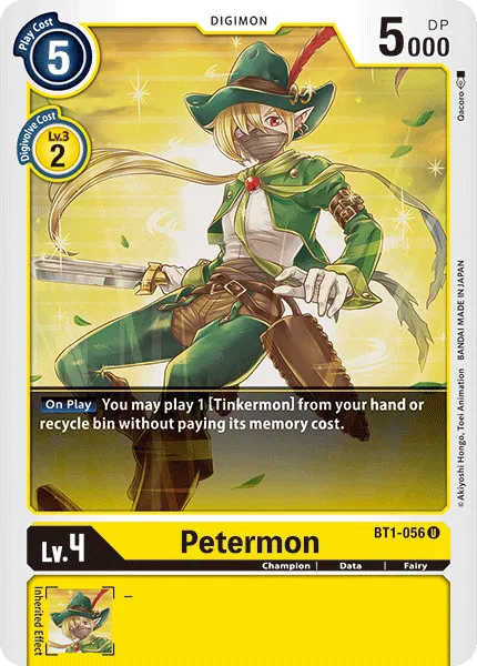 Petermon (BT1-056) card