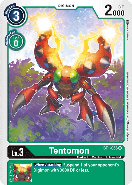 Tentomon (BT1-066) card