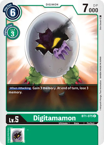 Digitamamon (BT1-075) card