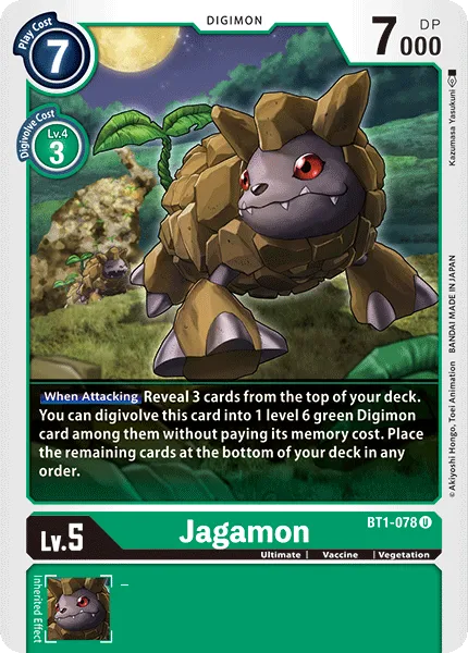 Jagamon (BT1-078) card