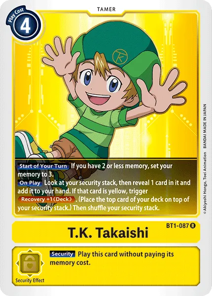 T.K. Takaishi (BT1-087) card