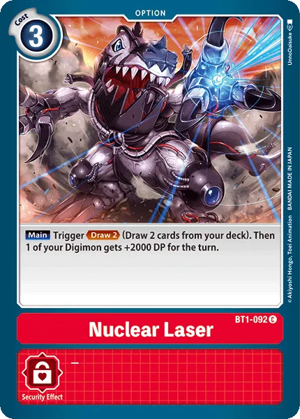 Nuclear Laser (BT1-092) card