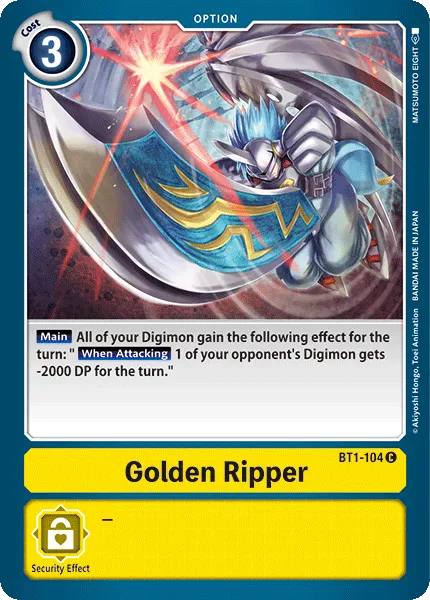 Golden Ripper (BT1-104) card