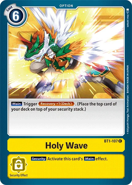 Holy Wave (BT1-107) card