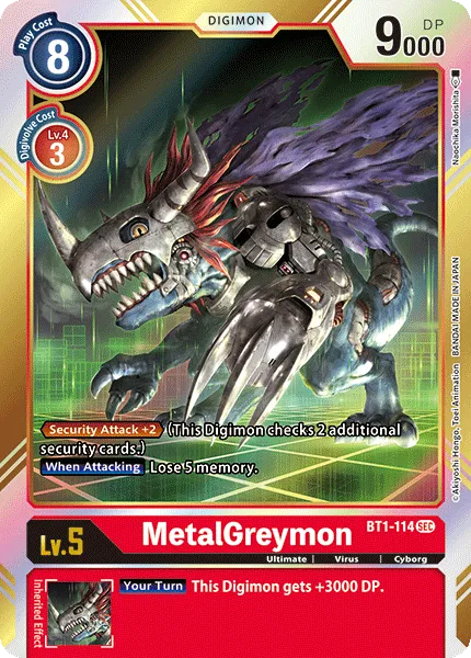 MetalGreymon (BT1-114) card