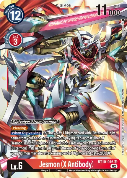 Jesmon (X Antibody) (BT10-016) card