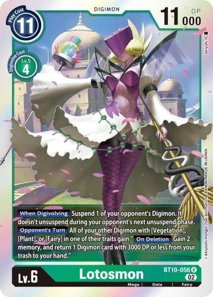 Lotosmon (BT10-056) card