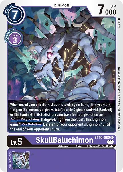 SkullBaluchimon (BT10-080) card