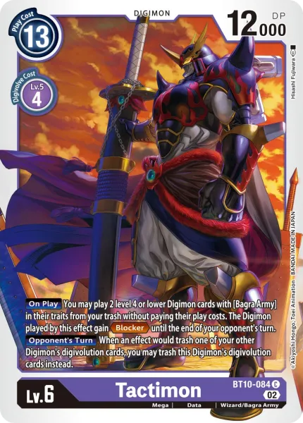 Tactimon (BT10-084) card