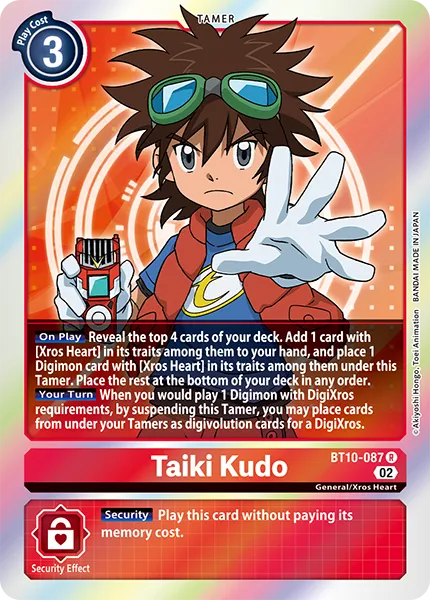 Taiki Kudo (BT10-087) card