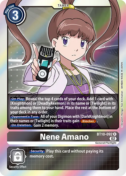 Nene Amano (BT10-092) card