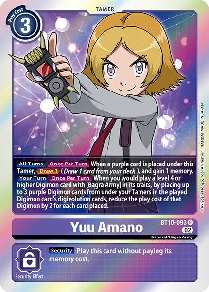 Yuu Amano (BT10-093) card