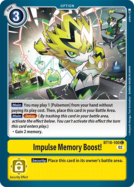 Impulse Memory Boost! (BT10-100) card