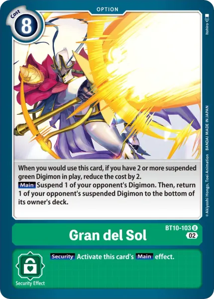 Gran del Sol (BT10-103) card
