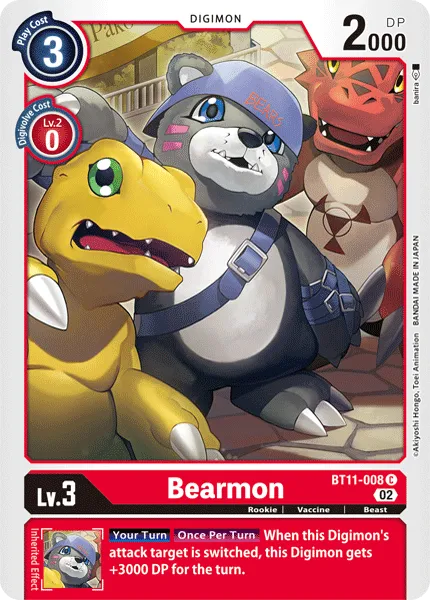 Bearmon (BT11-008) card