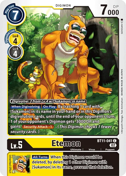 Etemon (BT11-041) card