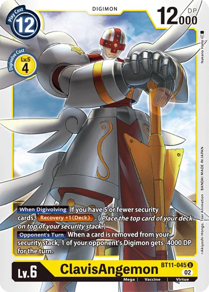 ClavisAngemon (BT11-045) card