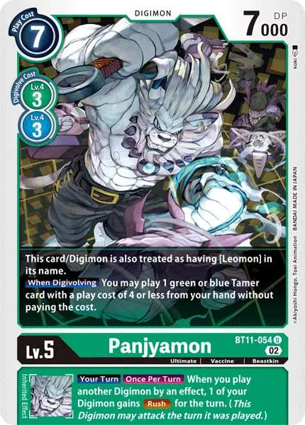 Panjyamon (BT11-054) card