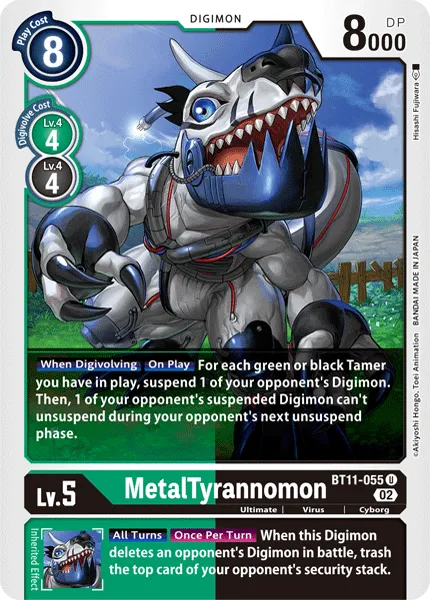 MetalTyrannomon (BT11-055) card