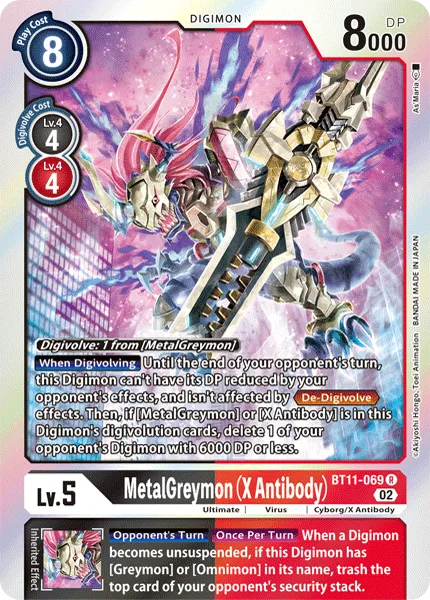MetalGreymon (X Antibody) (BT11-069) card