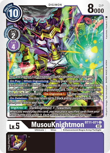 MusouKnightmon (BT11-071) card