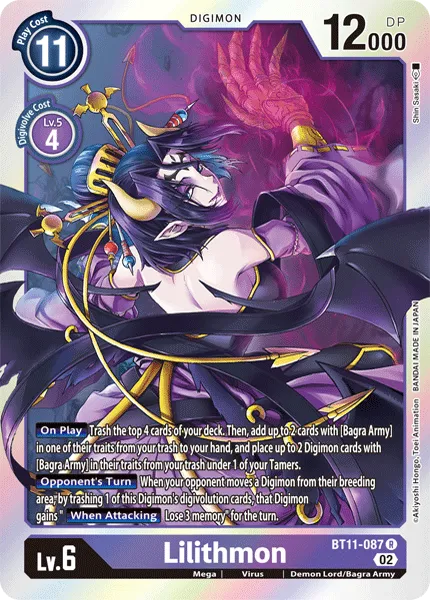Lilithmon (BT11-087) card