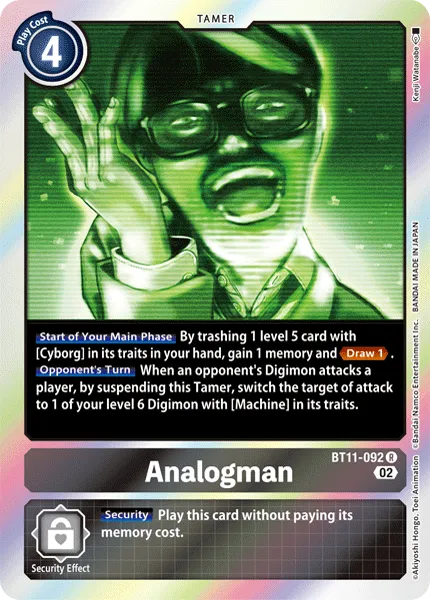 Analogman (BT11-092) card