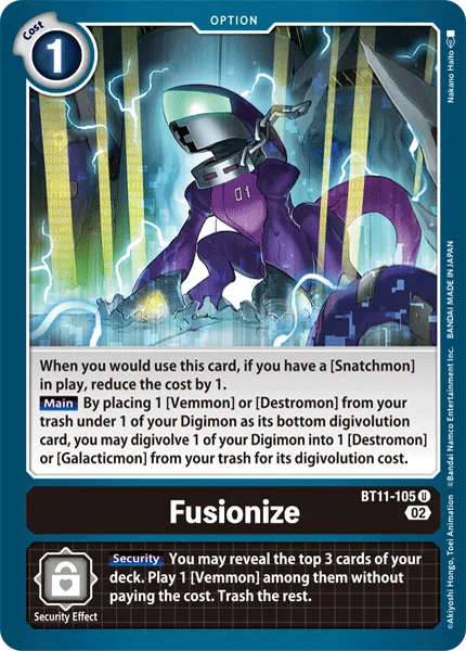 Fusionize (BT11-105) card