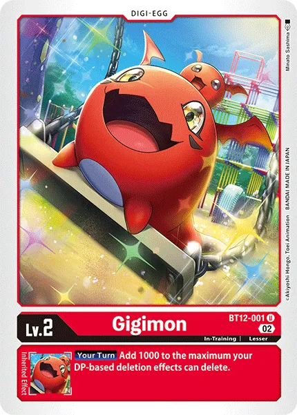 Gigimon (BT12-001) card