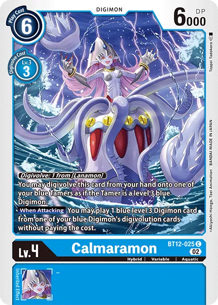 Calmaramon (BT12-025) card