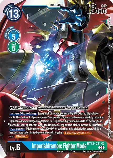 Imperialdramon: Fighter Mode (BT12-031) card