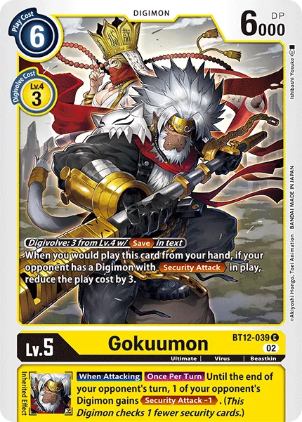 Gokuumon (BT12-039) card