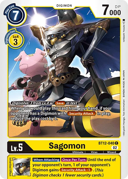 Sagomon (BT12-040) card