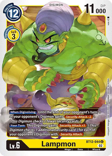 Lampmon (BT12-044) card