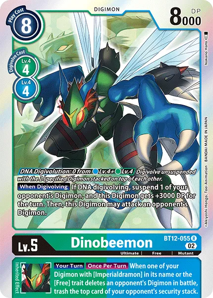 Dinobeemon (BT12-055) card