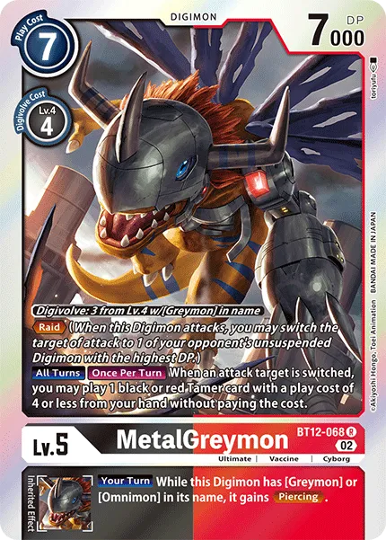 MetalGreymon (BT12-068) card