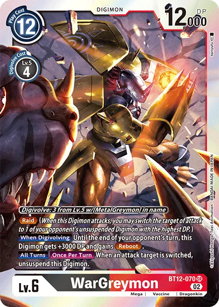 WarGreymon (BT12-070) card