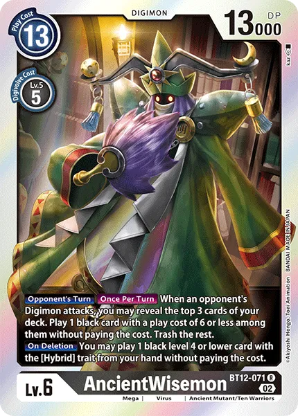 AncientWisemon (BT12-071) card