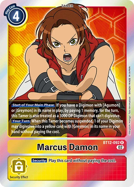 Marcus Damon (BT12-092) card