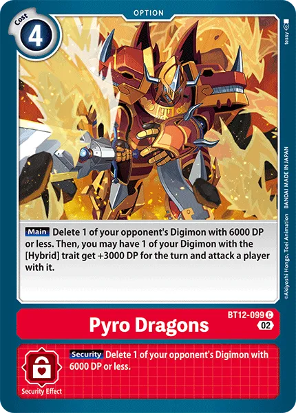 Pyro Dragons (BT12-099) card