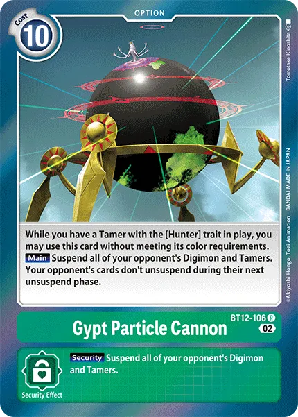 Gypt Particle Cannon (BT12-106) card