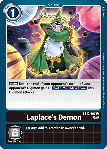 Laplace's Demon (BT12-107) card