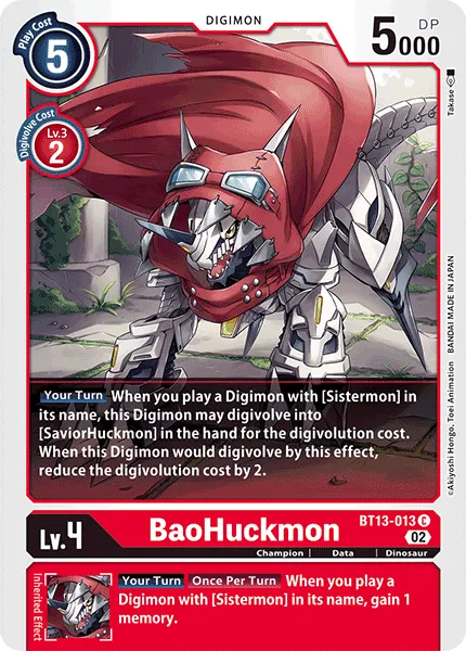 BaoHuckmon (BT13-013) card