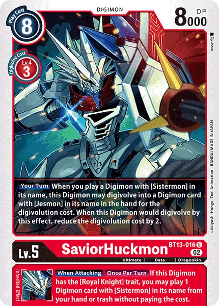 SaviorHuckmon (BT13-016) card