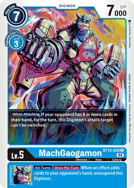 MachGaogamon (BT13-029) card