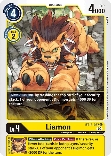 Liamon (BT13-037) card