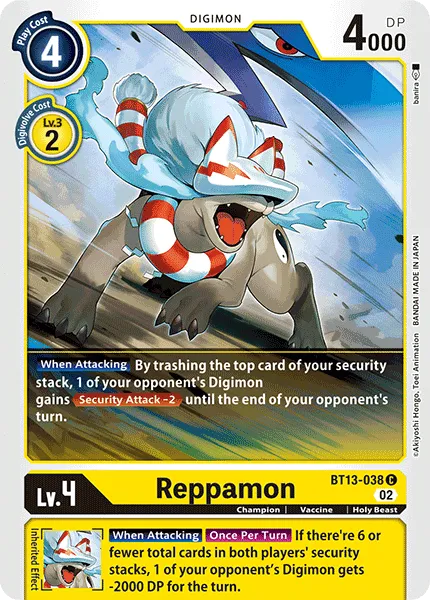Reppamon (BT13-038) card